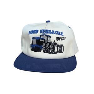 Vintage Ford Versatile 80 Series New Holland Tractor Promo Snapback K-PRODUCTS